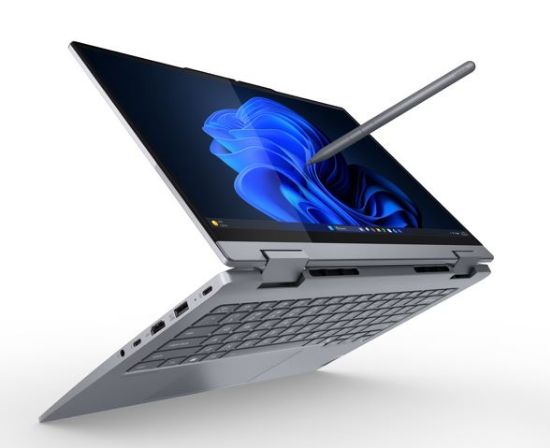 Picture of LENOVO ThinkBook 14 Yoga G5 14' WUXGA TOUCH Intel U7-255U 32GB DDR5 512GB SSD Windows 11 PRO Intel Graphics Thunderbolt Fingerprint 1YR OS 1.6kg ~i5