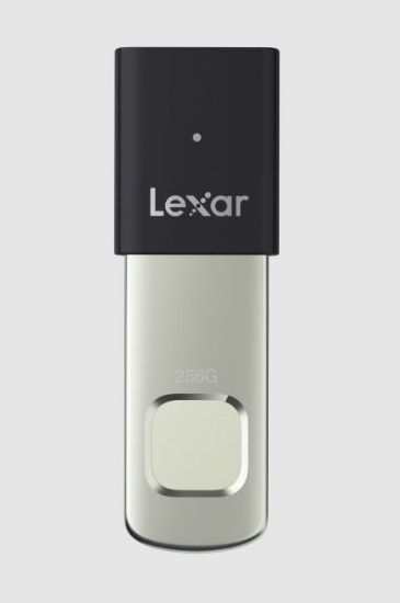 Picture of Lexar F35 PRO 256GB JumpDrive Fingerprint USB 3.2 Gen 1, up to 400MB/s read, 350MB/s write  transfer content between your USB Type-CTM and Type-A devi