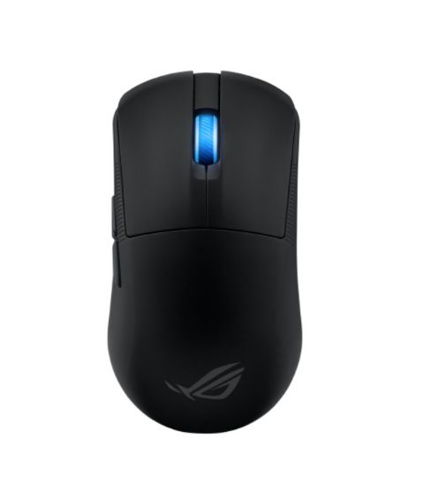 Picture of ASUS ROG Harpe Ace Mini Ultralight 49-Gram Semi-Symmetrical Gaming Mouse, 42,000 dpi optical sensor,Tri-mode connectivity,ROG Optical Micro Swit