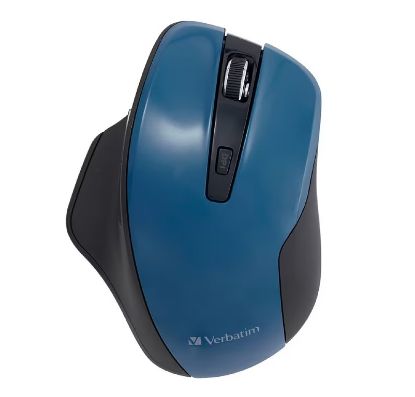 Picture of Verbatim Silent Ergonomic Wireless LED Mouse Blue