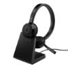 Picture of Jabra Evolve 65 TE Link390a UC Stereo Stand Bluetooth Headset, 16-hour battery life, 30-metre wireless range, Passive Noise Cancellation, Busy Light