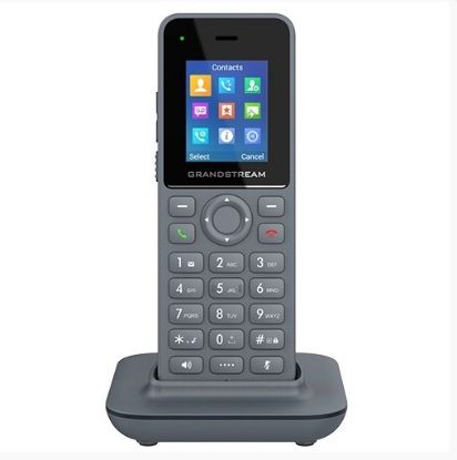 Picture of Grandstream DP725 DECT Cordless HD Handset for Mobility, HD handset, Up to 20 SIP Accounts Per System; Up to 20 Lines Per Handset, DECT Authentication