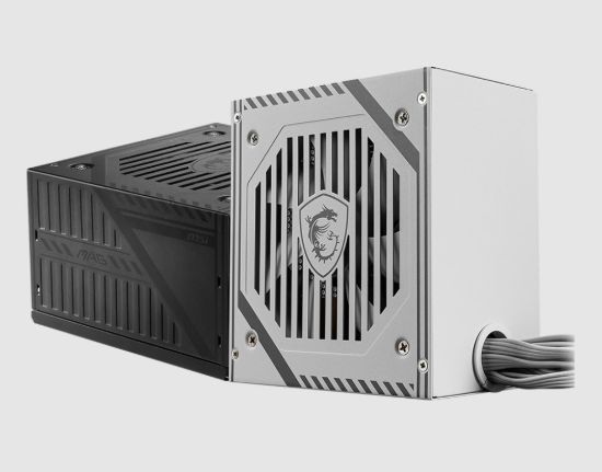 Picture of MSI MAG A650BNL WHITE 650W Power Supply, 80 PLUS Bronze, up to 85% Efficiency, Active PFC, OCP / OVP / OPP / SCP