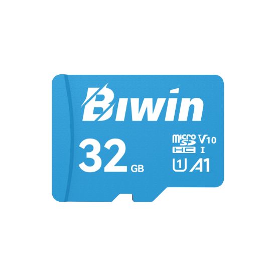 Picture of BIWIN MS100-64G  microSD3.0 Read & Write Speed up to 100MB/s & 45MB/s  case pack25/100 C10/U3/V30/A1 (64 GB-256 GB)