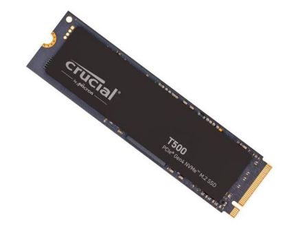 Picture of Crucial T500 4TB Gen4 NVMe SSD - 7000/6900 MB/s R/W 2400TBW 1440K IOPs 1.5M hrs MTTF Acronis True Image Adobe Creative Cloud for PS5 ~MZ-V8P4T0BW