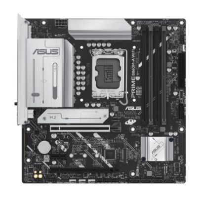 Picture of ASUS PRIME B860M-A WIFI-CSM Micro-ATX Motherboard 256GB, DDR5, 1 x PCIe 5.0,  2 x M.2 slots,  4 x SATA, WiFi 6E, 1 x HDMI, 2 x DP