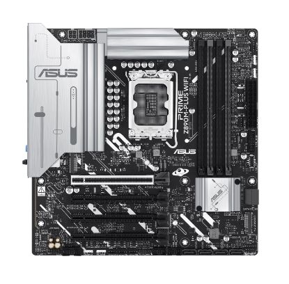 Picture of ASUS PRIME Z890M-PLUS WIFI-CSM LGA1851 mATX Motherboard 192GB, DDR5, 1 x PCIe 5.0 x16 slots, 3 x M.2 slots, 6 x SATA 6Gb/s