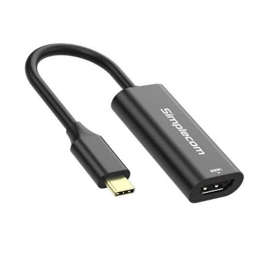 Picture of Simplecom DA105 USB-C to HDMI 2.1 Adapter 8K@60hz Converts a USB-C port to a HDMI output Compatible with smartphone or laptop with DisplayPort Alterna