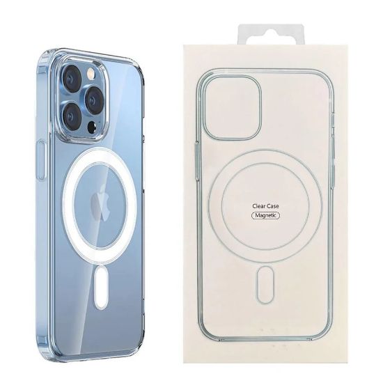 Picture of USP Apple iPhone 16 Plus Clear Case with MagSafe - Crystal Clear, 360° Rotating, Scratch Resistant, Magnetic, Durable & Lightweight, ShockProof