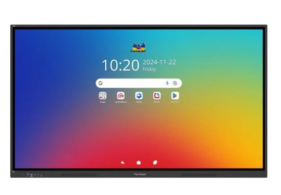 Picture of ViewSonic ViewBoard IFP8634 EDLA Certified ViewBoard 86' 4K Interactive Display, 20% better power efficiency, Android 14 Quad-core CPU & microSD port