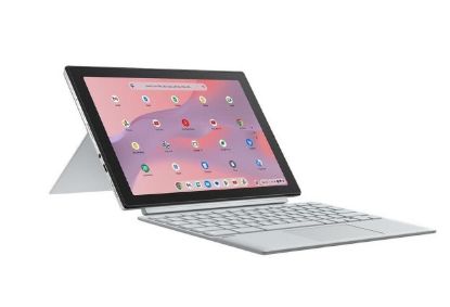 Picture of ASUS Chromebook 10.5'' WUXGA GLARE 400 nits (Touch), MT8186, 8GB DDR4X, 128G eMMC, Detachable, WIFI 6, Dual camera(5M Front/5M Rear), Stylus, Chrome,