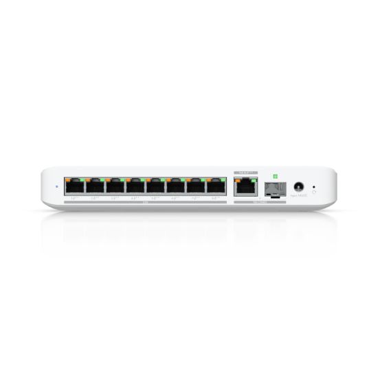 Picture of Ubiquiti Flex 2.5G PoE, 8-port 2.5 GbE PoE++ Switch,10 GbE RJ45/SFP+ Combination Uplink Port,Powered With PoE+++ or AC,
