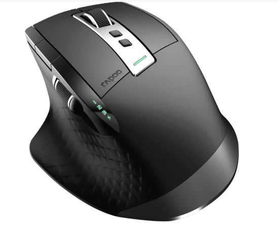 Picture of RAPOO MT750PLUS Multi-Mode Wireless Ergonomic Mouse - 800-4000 DPI Sensor Bluetooth 5.0 and 2.4 GHz