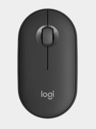 Picture of Logitech Pebble M350S Wireless Optical Mouse Graphite 1000 dpi  Bluetooth Low Energy
