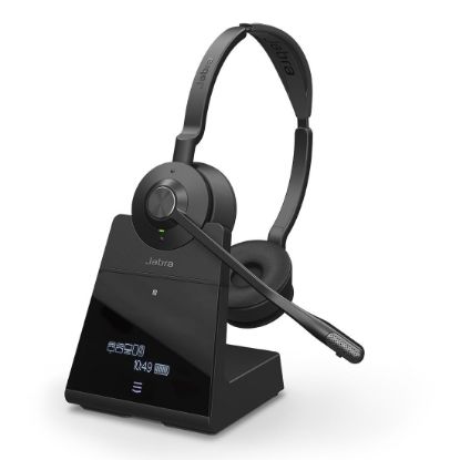 Picture of Jabra Engage 75 SE, Stereo, Up to 13 hours, Up to 150 meters DECT wireless range, Bluetooth, Busylight, Deskphone, USB deskphone, softphone, 2xm
