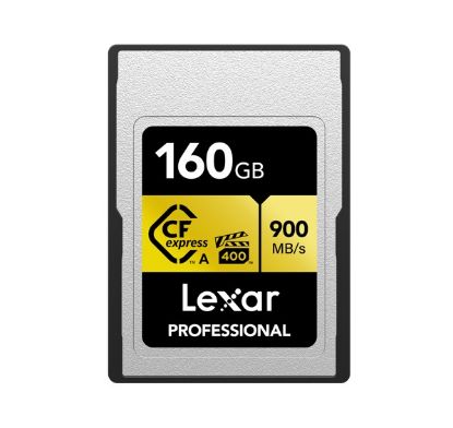 Picture of Lexar Professional  CFexpress ™Type  A  card Gold series 160GB -- CFexpress Type A Professional Gold Series, up to  900MB/s read, 800MB/s write