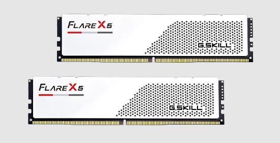 Picture of G.SKILL F5-6000J2836G16GX2-FX5W 32GB (2 x 16GB)/ DDR5 6000 MT/s/ Timings 28-36-36-96/ Voltage 1.40 V/ EXPO/ Flare X5