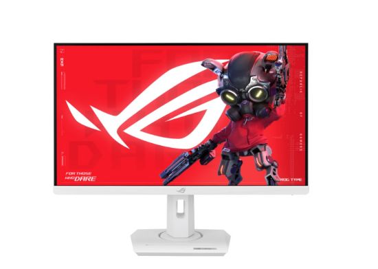 Picture of ASUS XG27UCG-W 27' ROG Strix Dual Mode Gaming Monitor, 3840x2160, dual mode (4K 160Hz or FHD 320Hz), 1ms (GTG), Fast IPS, Extreme Low Motion Blur Sync