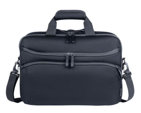 Picture of HP Travel Plus 22 Liter 16 Laptop Bag made with at least 60% post-consumer recycled materials and with Double-coil zipper closing system