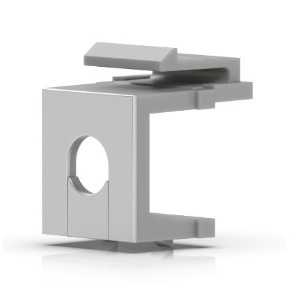 Picture of Ubiquiti Keystone Blank Insert Pass-Through, 12-Pack,Cover Unused Ports On Blank Keystone Patch Panel, Clean& Aesthetic Appearance