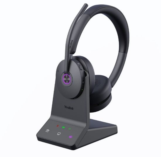 Picture of Yealink WH68 Dual Teams DECT & Bluetooth Hybrid Wireless Technology, 4-Mic Hybrid ANC, 4-Mic Noise Cancellation, All-Day-Wearing Comfort