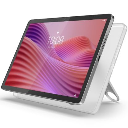 Picture of Lenovo Tab 10.1' LTE 128GB with Clear Case - Luna Grey (ZAEJ0157AU) *AU STOCK*, 10.1' FHD+, 4GB/128GB, 5MP/8MP, Android, 5100mAh  1 Year Warranty