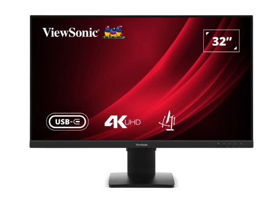 Picture of ViewSonic 32' VG 4K SuperClear VA, USB-C, DP, Height Adjust,  3y Advance Replacement, Business Pro Monitor
