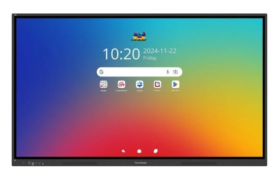 Picture of ViewSonic ViewBoard IFP7534 EDLA Certified ViewBoard 75' 4K Interactive Display, 20% better power efficiency, Android 14 Quad-core CPU & microSD port