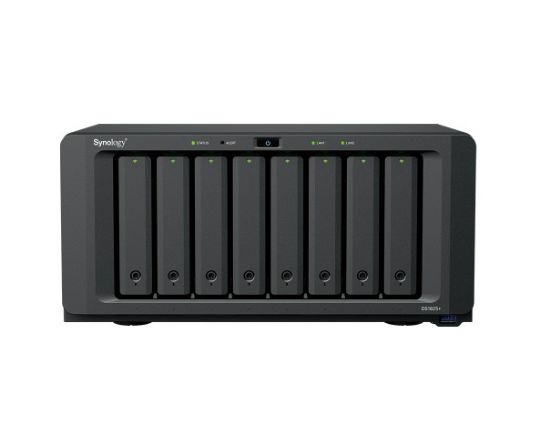 Picture of Synology DiskStation DS1825+ 8 Bay NAS, Diskless 3.5' HDD/SSD (0/8), 2x M.2 NVMe (0/2), AMD Ryzen V1500B 4 Core 2.2GHz, 4GB RAM, 4x 1GbE, 4x USB-A 5Gb