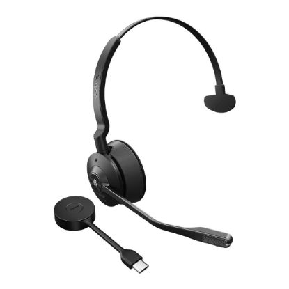 Picture of Jabra Engage 55 SE, Mono, Link400c, Teams DECT Headset, 150m Wireless Range, Noise Cancelling, Flexible, Portable, Durable, Lightweight, Busylight