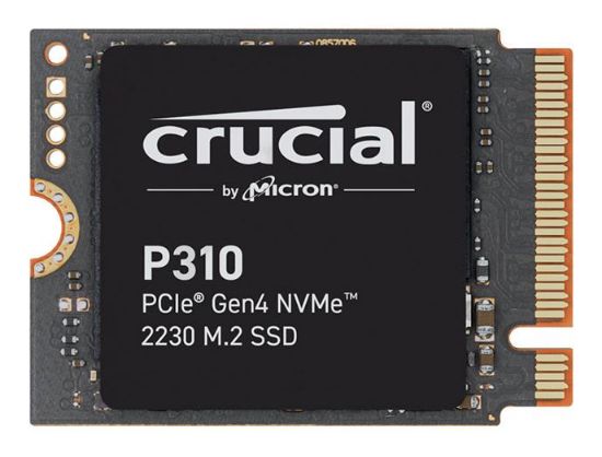 Picture of Crucial P310 1TB M.2 2230 NVMe SSD 7100/6000 MB/s 1M IOPS 220TBW 2M MTTF for MS Surface Pro Valve Steam Deck Asus Rog Ally Lenovo Legion Go MSI Claw