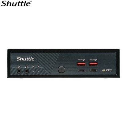 Picture of Shuttle AI XPC, Intel ® Meteor Lake Core Ultra 5 125H processor, 2x DDR5, 3x M.2 2280, 2x HDMI, 2x DP, 8x USB, 4x 2.5G LAN, 1x M.2 2230