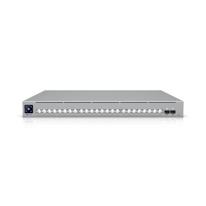 Picture of Ubiquiti  Pro XG 24, Professional-grade, 24-port Layer 3, Etherlighting Switch , (16) 10 GbE, (8) 2.5 GbE, (2) 25G SFP28 ports, DC Power Backup Ready