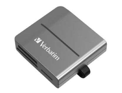 Picture of Verbatim USB 3.2 Gen 1 All- in-1 Card Reader  SD, SDHC, SDXC, microSD, microSDHC, microSDXC, CF-1, Memory Stick, MS-Pro Duo, xD, and M2.