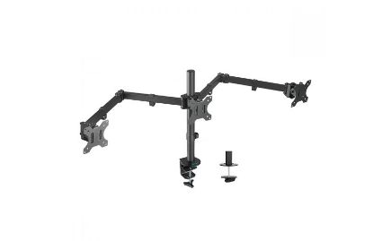 Picture of mbeat® activiva Triple-Screen Articulating Monitor Arm Ideal for a seamless triple monitor setup (13'-27'), it offers flexible positioning