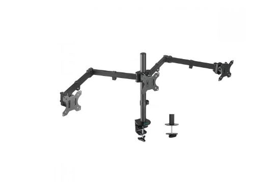 Picture of mbeat® activiva Triple-Screen Articulating Monitor Arm Ideal for a seamless triple monitor setup (13'-27'), it offers flexible positioning