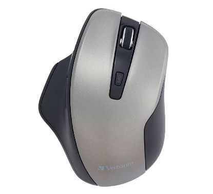 Picture of Verbatim Silent Ergonomic Wireless LED Mouse Graphite