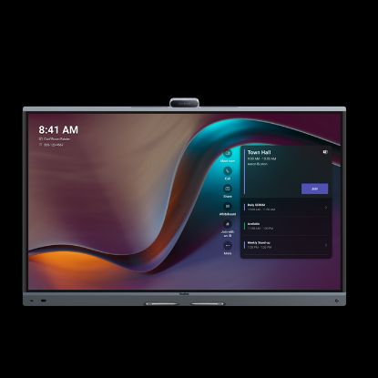 Picture of YealinkMB75Pro-A02 75'' MeetingBoard Microsoft Teams on Android, Triple-eye Camera System (3*50MP), Floorstand & Wallmount not included, Android 13.