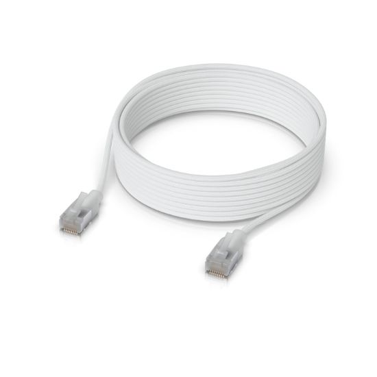 Picture of Ubiquiti UniFi Premium Patch Cable, 12M, White, Ultra-thin Braided Patch Cable, Designed And Optimized For 10 GbE Networking.