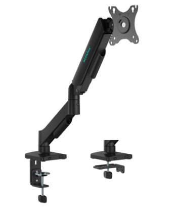 Picture of (LS)mbeat® Activiva Ergolife Single-Screen Gas Spring Monitor Arm allows you to smoothly adjust the height angle and tilt of your screen with minimal
