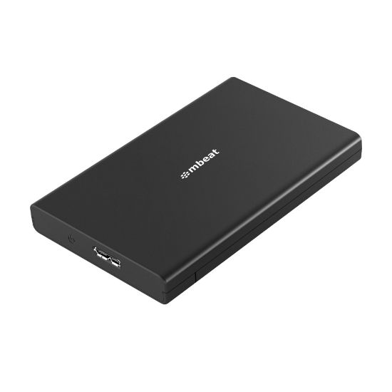 Picture of mbeat A2 Slim Tool-Free USB 3.0 2.5' SATA HDD Enclosure - Black USB Port: USB 3.0 Product Weight: 35g Maximum up to 5Gbp Product Weight: 35g