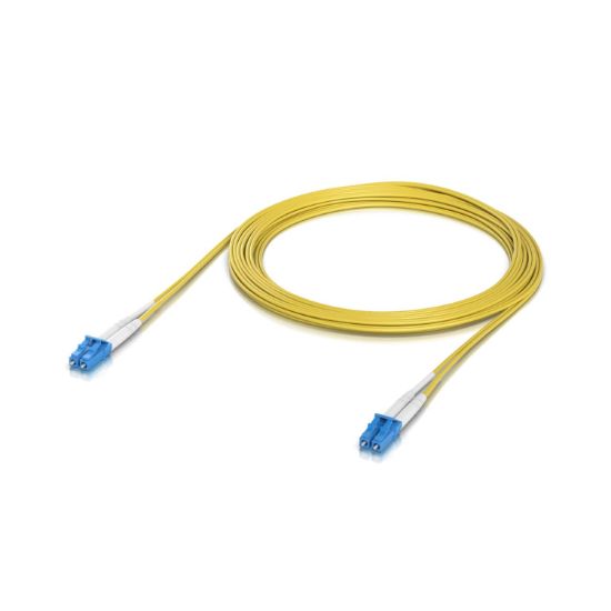 Picture of Ubiquiti OS2 Duplex LC UPC Fiber Patch Cable, Length 5M, Lightweight Fiber Patch Cable For Up To 100G Connections,
