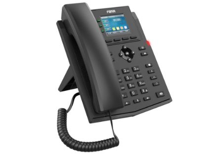 Picture of Fanvil X303-2 Wire IP Phone, 2.4-inch Color, RJ11 Interface and Supports 2-Wire Power, HD Voice, 6-Party Conferencing, 4 SIP Accounts