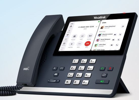 Picture of Yealink MP56 E2 Zoom IP Phone, Android 13, Mid-level, Zoom e Compatible, 7-inch touchscreen, HD Audio, Teams button, Supports Office 365