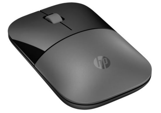 Picture of HP Wireless Mouse Z3700 Dual Silver ambidextrous design Optical Bluetooth USB-A Compatible with Windows 11 /10 macOS and Chrome OS