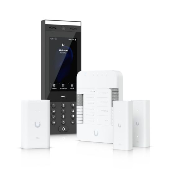 Picture of Ubiquiti G3 Gate Starter Kit, Come With 1x Gate Hub, 1x G3 Intercom, 1x PoE++ adapter, 2x 2-wire PoE Extenders, Ove Twisted Pair Extender For Access
