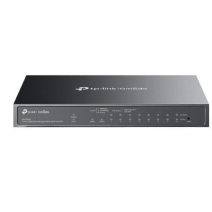 Picture of TP-Link ES210GMP Omada 10-Port Gigabit Easy Managed Switch with 8-Port PoE+,  Flow Control, Loopback Detection, Port Isolation, Port Mirroring, LAG, V