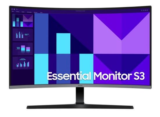 Picture of EX-DEMO Samsung 32' S39GD FHD 100Hz Curved Monitor 1920x1080 4ms 16:9 1500R Tilt VESA VA HDMI D-Sub Headphone Flicker Free Eye Saver Mode Black