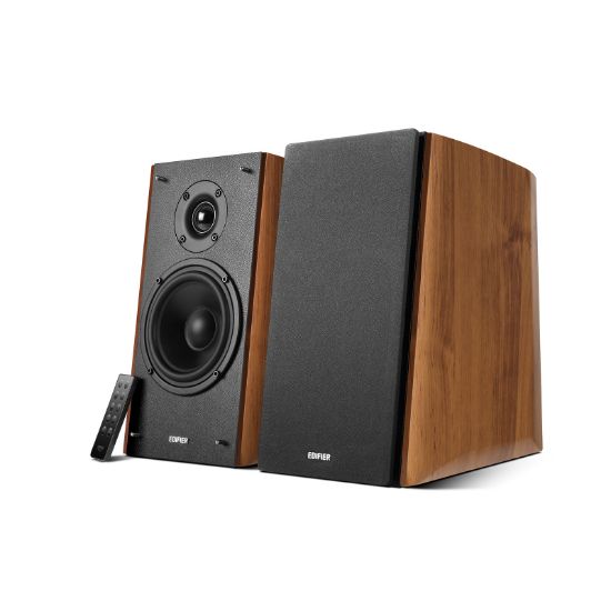 Picture of Edifier R2000DB WARMOAK Powered Bluetooth Bookshelf Speakers 25mm Eagle Eye tweeters High-gloss piano design Dual RCA Input