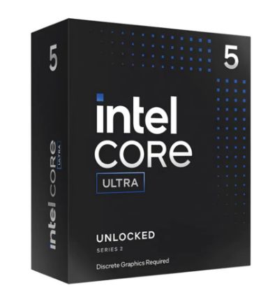 Picture of Intel Core Ultra 5 Processor 245KF LGA1851 (24M Cache, up to 5.20 GHz)(15th Gen)   Please note: No CPU Cooler Included